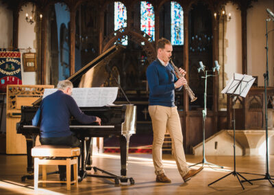 HUW WIGGIN (SAX) & JOHN LENEHAN (PIANO)